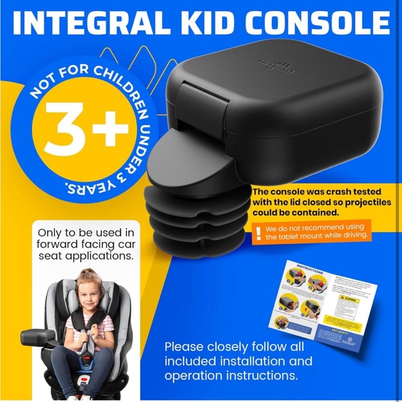 Integral Kids👦🏻👧🏻Car🚗Seat Cup🥤Holder Console with Storage Container - Picture 9 of 10